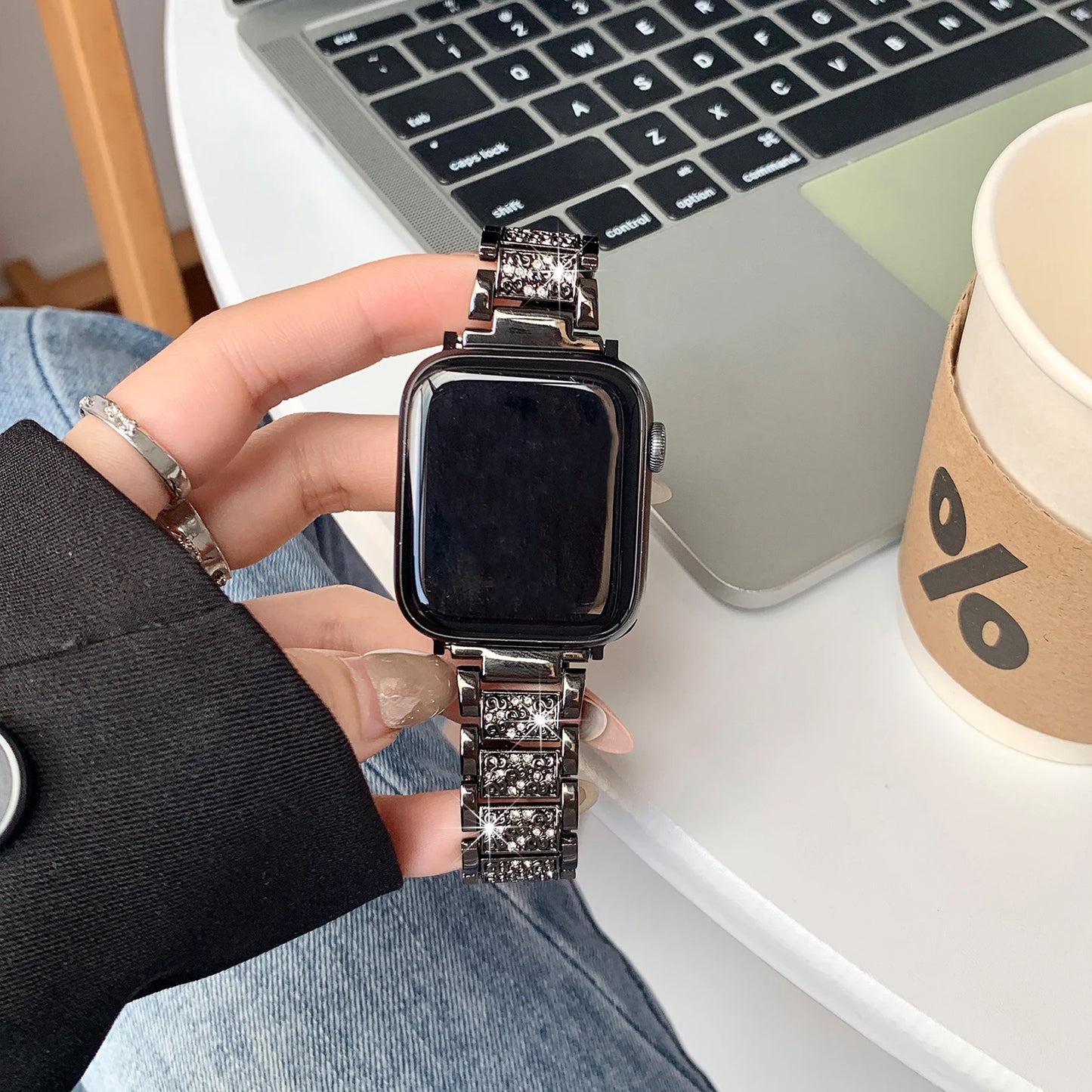 Apple Watch Band Zinc Alloy Metal Bracelet Strap Unisex
