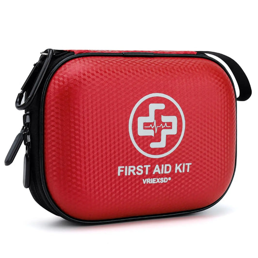 150 Piece Mini First Aid Kit Waterproof Hard Shell For Home Car