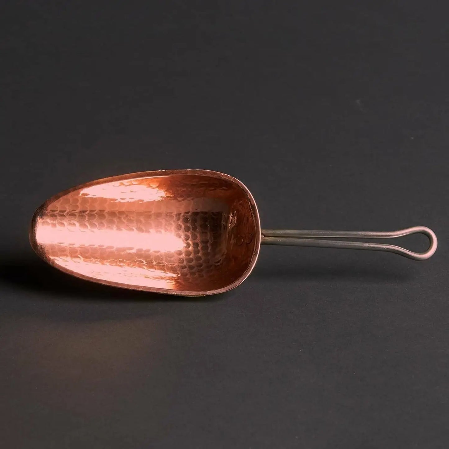 Pure Copper Hammered Scoop For Kitchen Utensils And Dry Goods