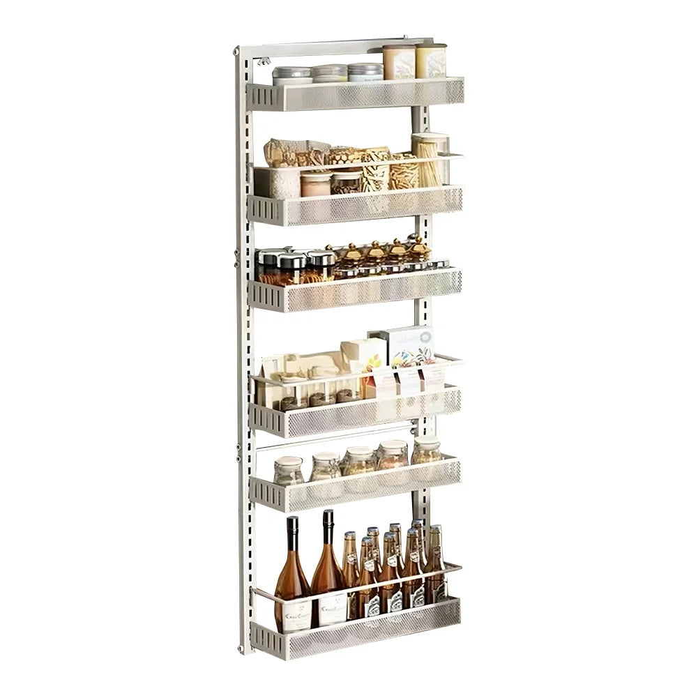 HiMISS Six Tier Over Door Pantry Organizer With Adjustable Baskets