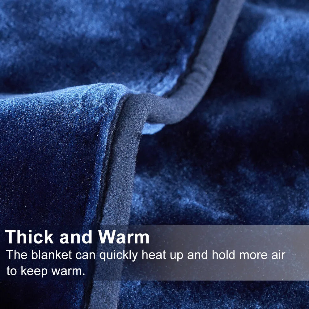 BlanketThick Korean Mink Weighted Blanket 9Lb King Size 85x95 7 Colors for Comfortable Sleep