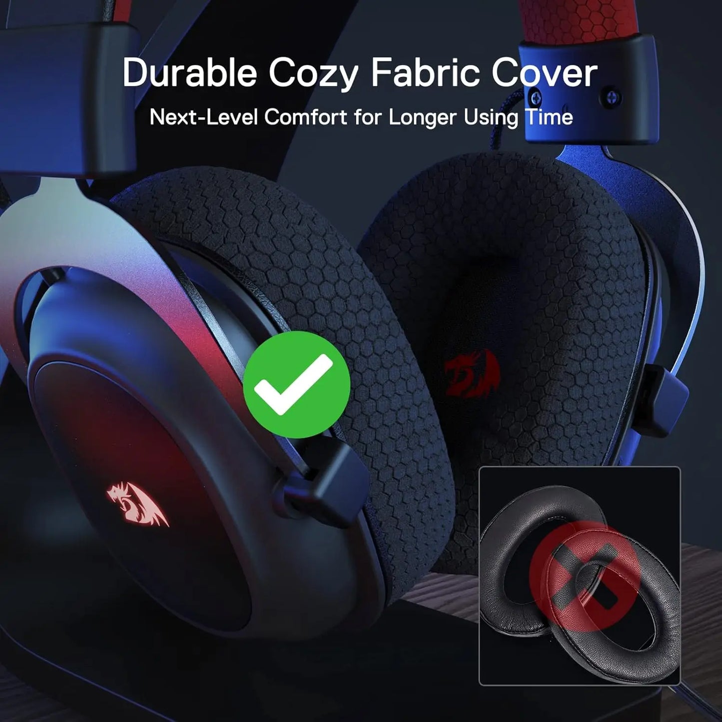 Redragon H510 Pro Zeus-X Wireless Gaming Headset With 7.1 Surround