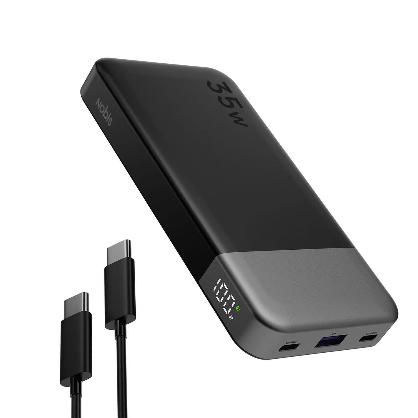 Nobis N3510 10000mAh Slim Power Bank 35W Fast Charging