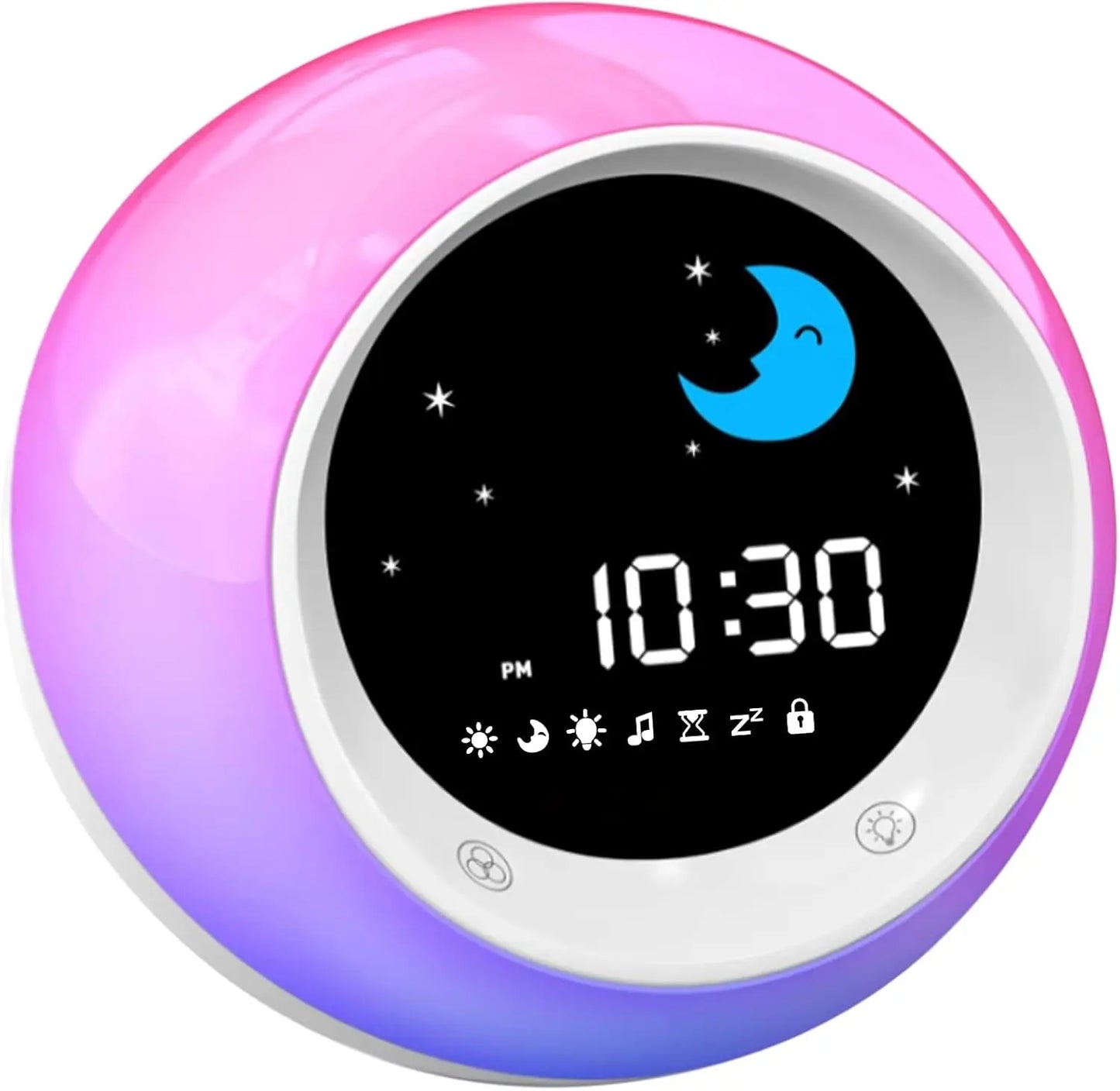 Wake Up Alarm Clock With Sleep Trainer For Kids