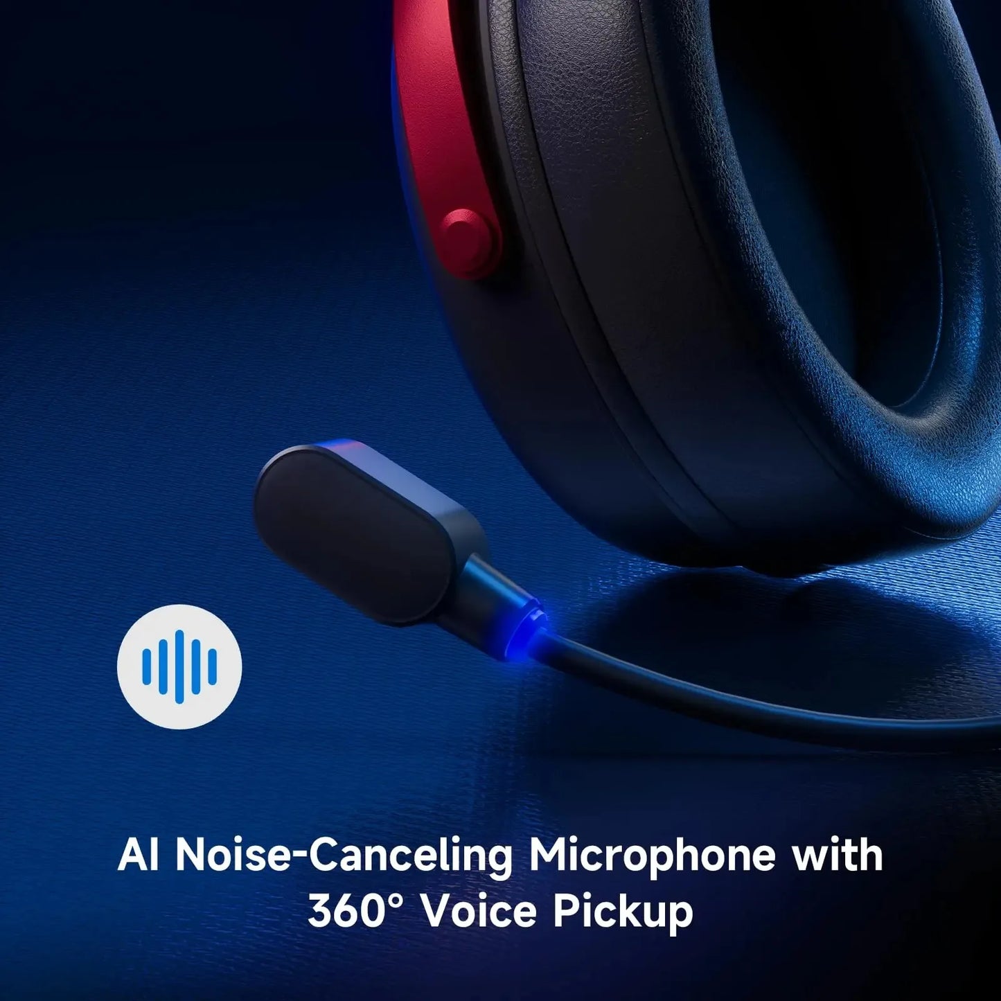 MCHOSE V9 Pro Wireless Gaming Headset Surround Sound Lightweight