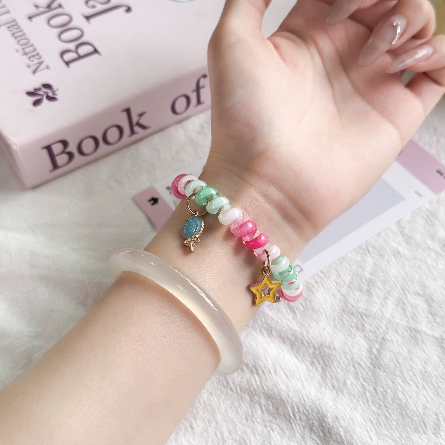 Cute Scrunchie Strap for Apple Watch Bands Fits All Series and Models