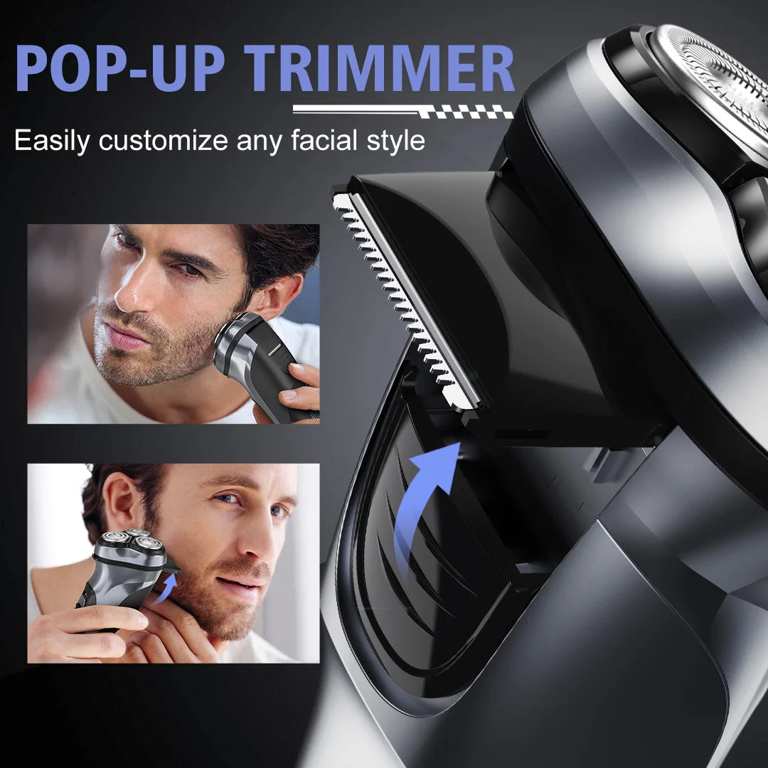 Sejoy Blasto1 Electric Shaver For Men Rechargeable Triple Floating Head