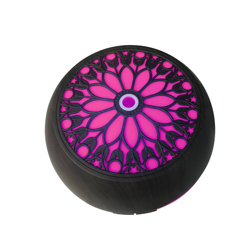 550ml Diffuser  6 Essential Oils  Soundwave Technology with 3 Mist Modes, Wireless Control & Auto Safety Off