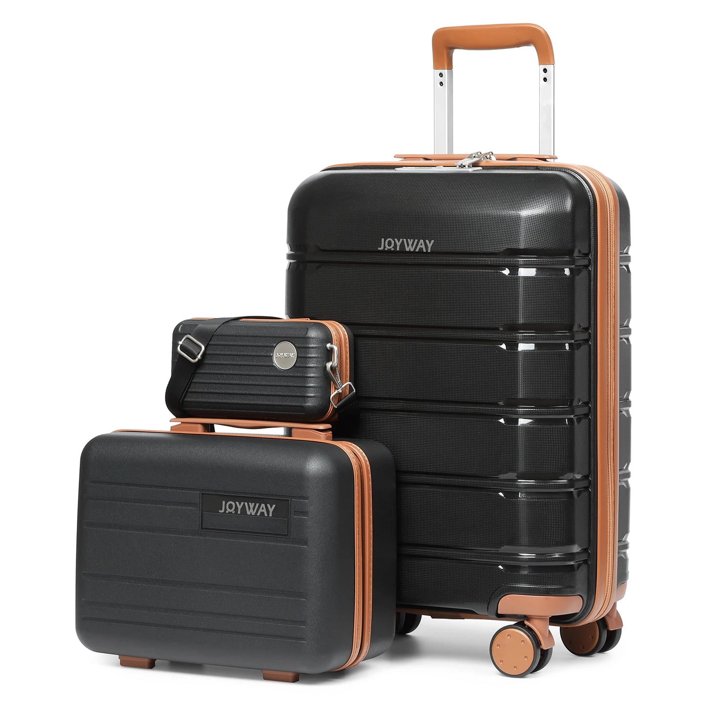 JoywayCN Travel Luggage Sets 5-Piece Carry-On Spinner Suitcase Set