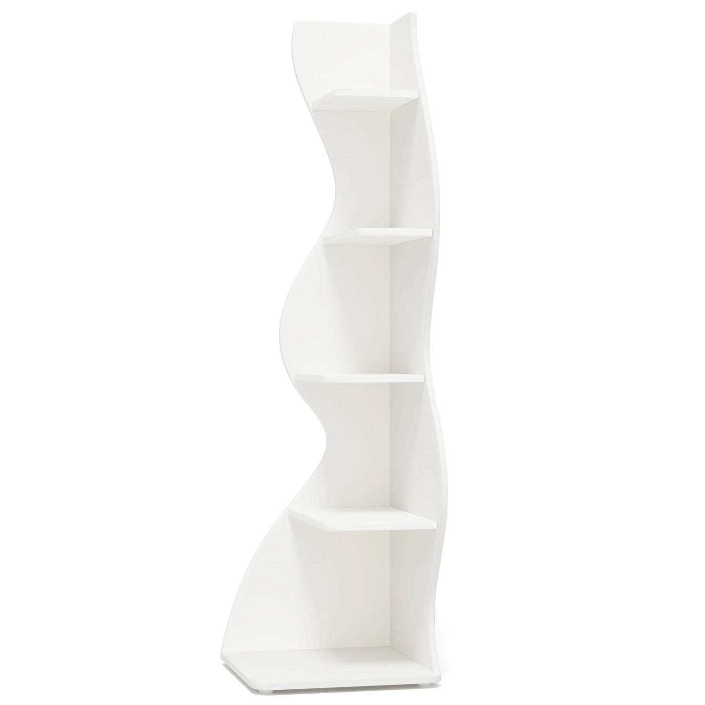 Tribesigns 5-Tier Corner Bookshelf Wall Plant Stand