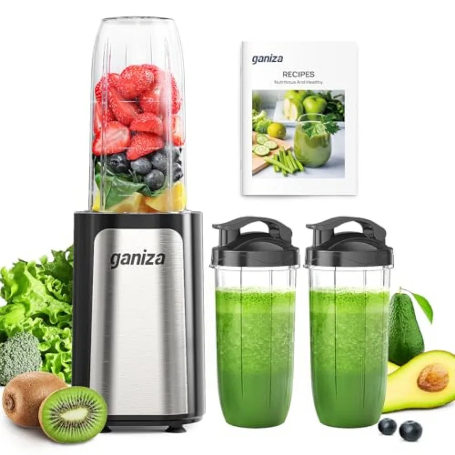 Portable Personal Blender Set For Shakes And Smoothies With 3 Cups