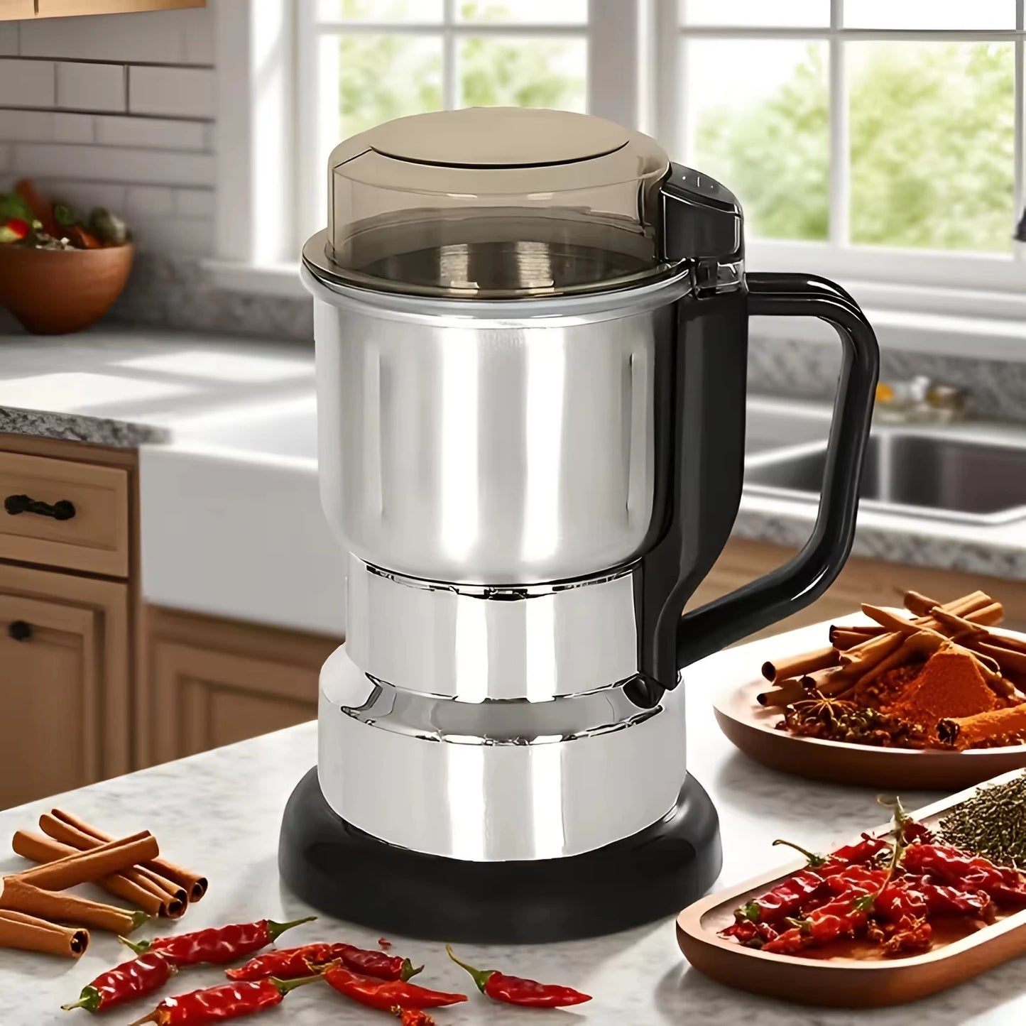 Multifunctional Electric Grinder For Coffee And Whole Grains High Power