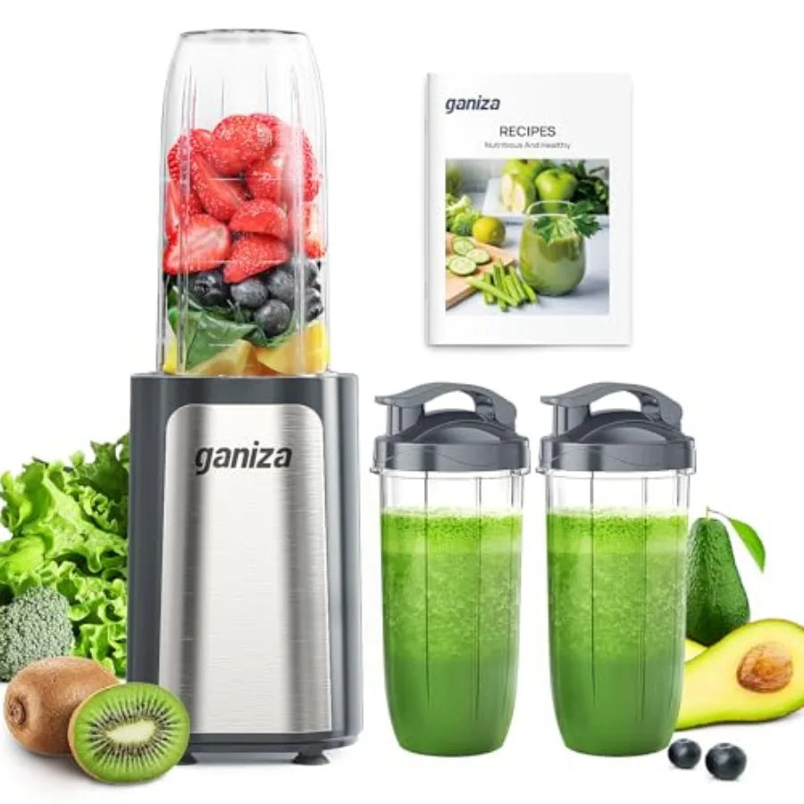 Smoothie Blender Set With 3 Portable Cups For Shakes And Smoothies