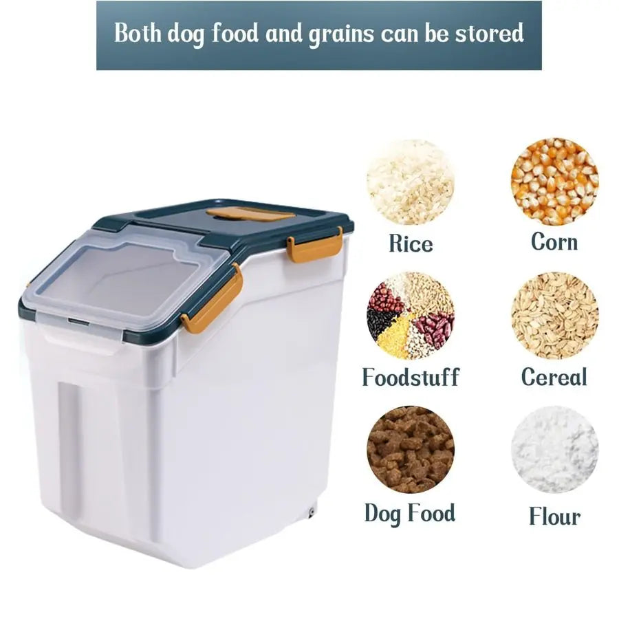 Airtight Flour Storage Container Set With Locking Lids
