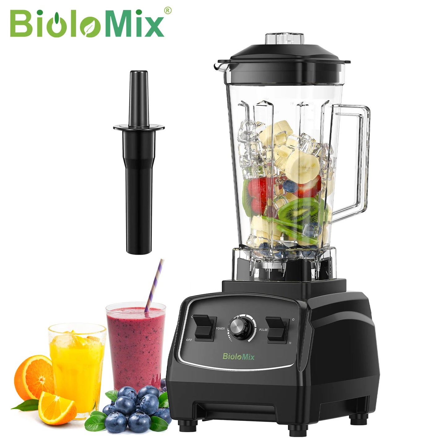 Biolomix 2200W Heavy Duty Blender Mixer Juicer For Smoothies