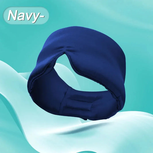 100% Mulberry Silk Sleep Mask Eye Mask with Adjustable Headband Eyepatch Blocking Light Eyemask for Travel & Nap Sleep Mask