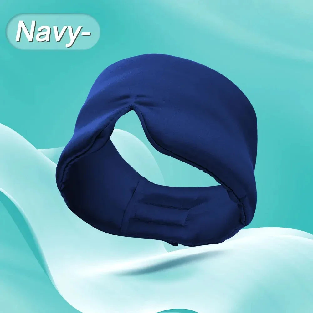 Mulberry Silk Sleep Mask With Adjustable Headband For Travel