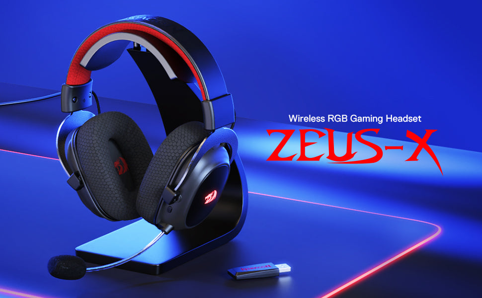 Redragon H510 Pro Zeus-X Wireless Gaming Headset With 7.1 Surround